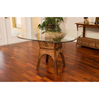 Cherles Glass Top Dining Table
