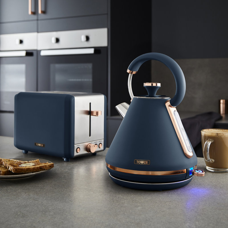 Tower 1.7L Electric Tea Kettle, Grey
