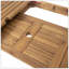 Outdoor Expandable Acacia Wood Dining Table,Natural-613743437