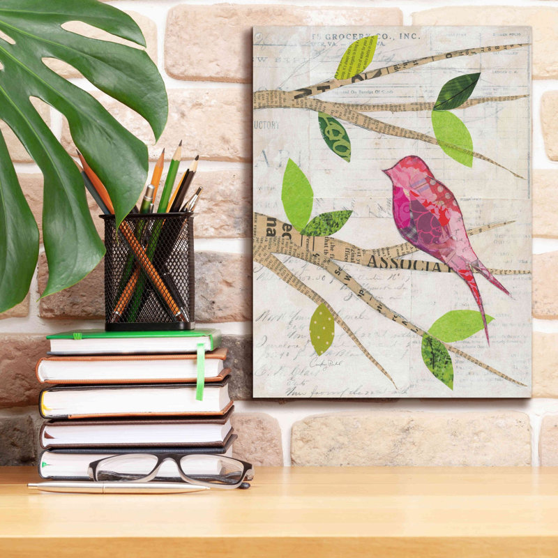 Arjun Birds in Spring IV par Courtney Prahl, H 16 po x l 12 po x P 0,75 po