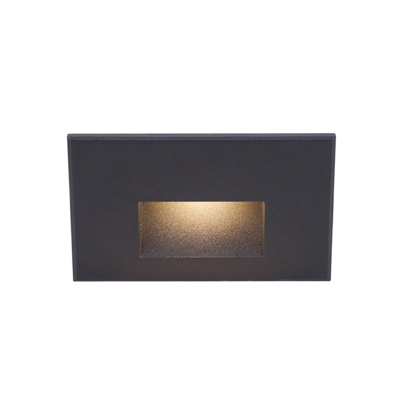 LEDme Integrated LED Metal Step Light, Black, White