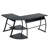 L-Shaped Metal Base Computer Desk