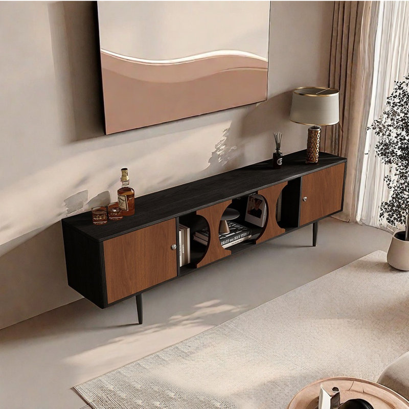 American style high legged TV stand, 78.74"