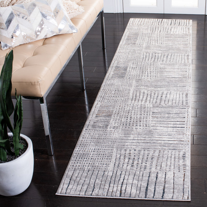 Knotts Performance Geometric Rug, Runner 2'2" x 9'