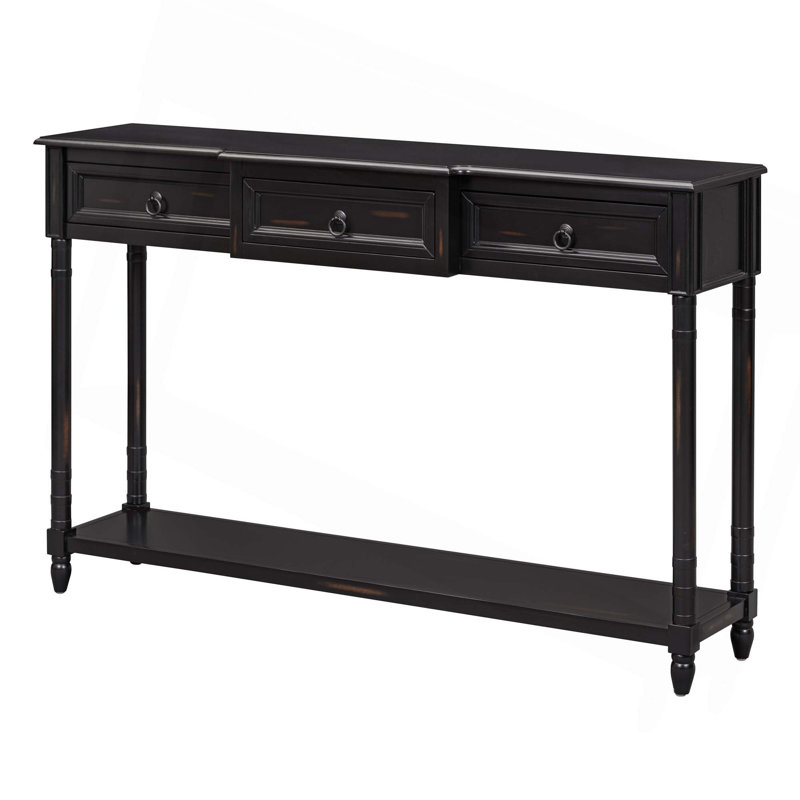 Console Console avec tiroirs pour le vestibule et tiroirs, Espresso