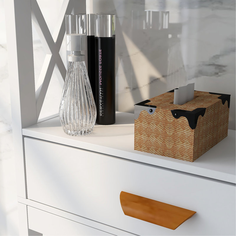Versatile Bathroom Storage Cabinet With Drawer And Shelves, Space-Saving And Functional Design.
