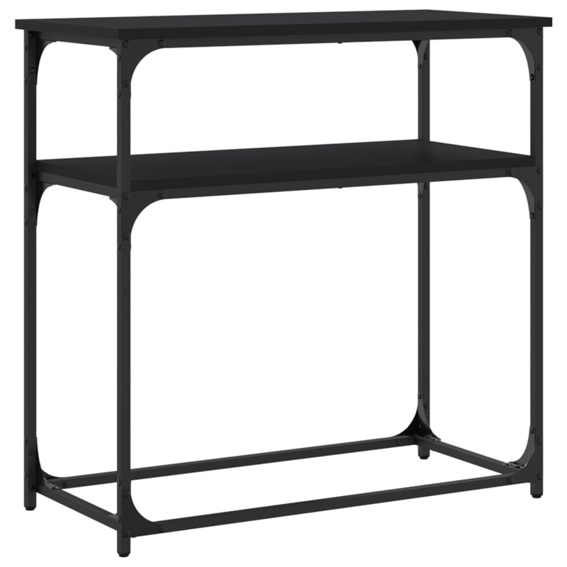 Console Table, 75cm H x 75cm W x 35.5cm D, Black