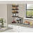 Floating Corner Bookshelf Set, Rustic Wall Mounted Shelves For Living Room, Bedroom, Kitchen, Office, And Closet Storage-570611893