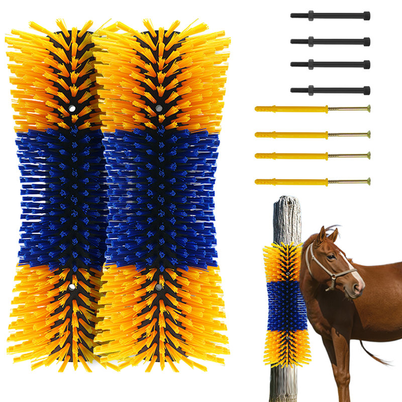 Cleaning Brushes, Yellow/Blue