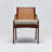 Delray 19'' H Upholstered Mahogany Armchair-90795100-91437513