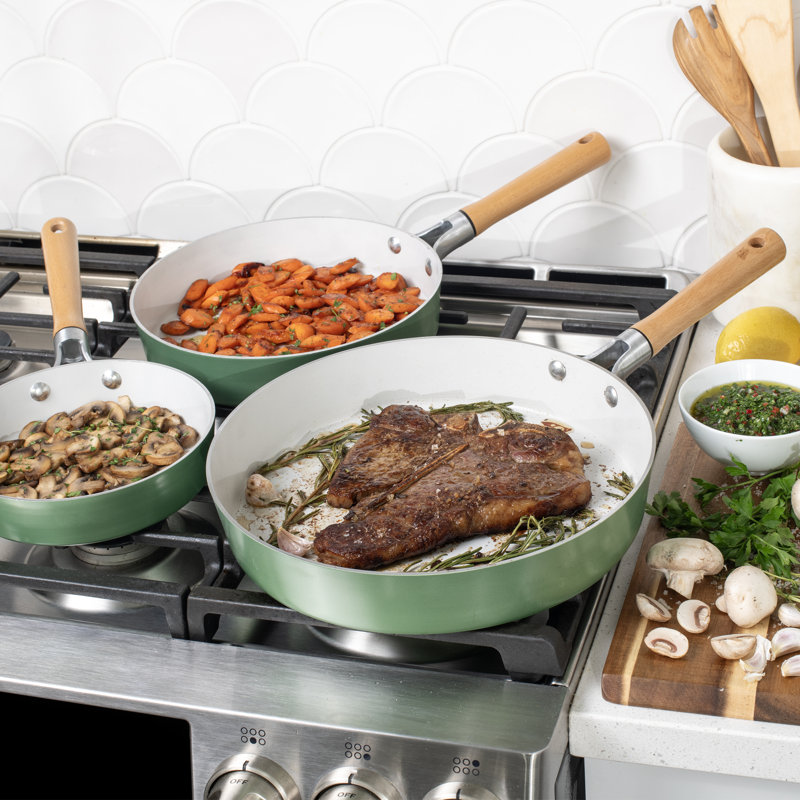 Ensemble de poêles à frire antiadhésives 3 pièces Nordic Ware Cardamom