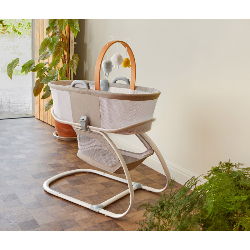 Cradle with Mattress and Stand