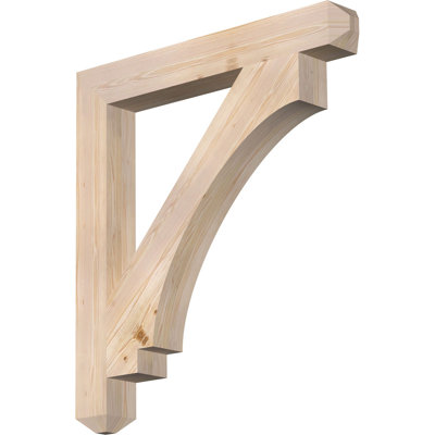 5 1/2"W x 44"D x 48"H Imperial Craftsman Smooth Bracket, Douglas Fir