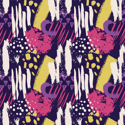 Seamless Pattern - Wrapped Canvas Print