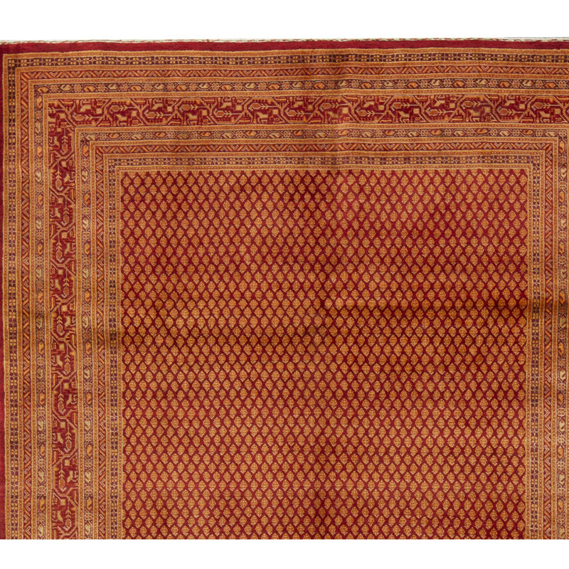 Wool Oriental Area Rug, Rectangle 6'7" x 9'7"
