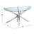 Ruka 48'' Glass Top Console Table