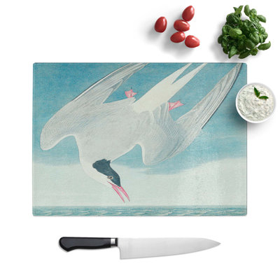 Tempered Glass Arctic Tern Chopping Board