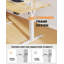 Large Electric Height Adjustable Standing Desk, Rectangular Writing Desk For Home Office-110950018-110950020