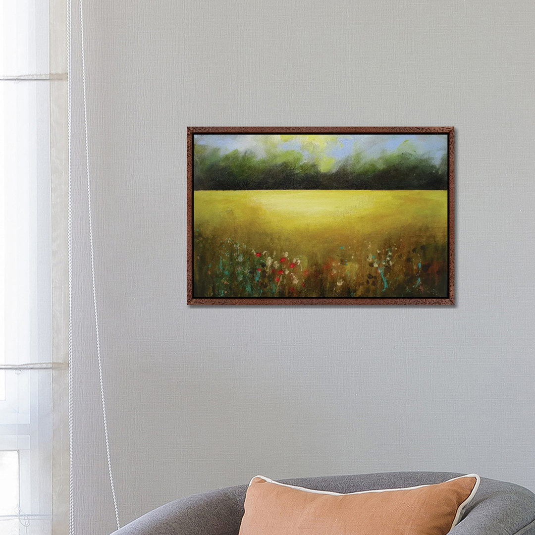 Goldene Wiese von Heidi Clawson - Galerie-verpackte Leinwand Giclée auf Leinwand