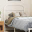 Argimiro Metal Headboard White 90 cm