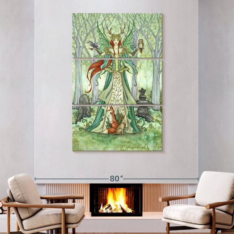 Kelan The Caretaker, 74" H x 48" W