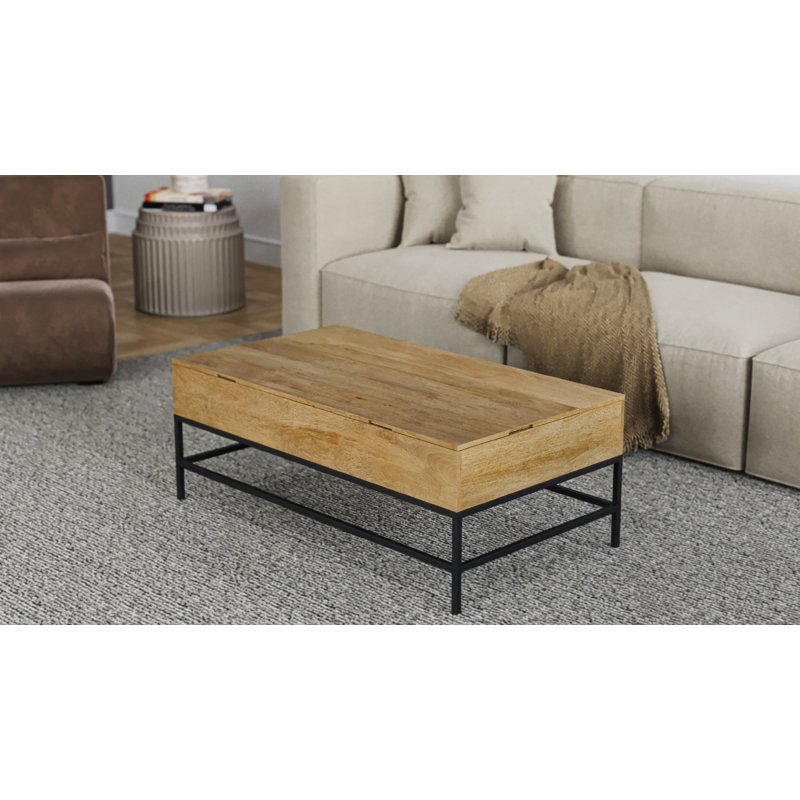 Keriyah Coffee Table, Natural Wood