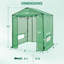 Serre escamotable 6 'x 6'-119964211