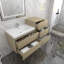 Ensemble de meuble-lavabo mural simple 43 po Moreno Bailey