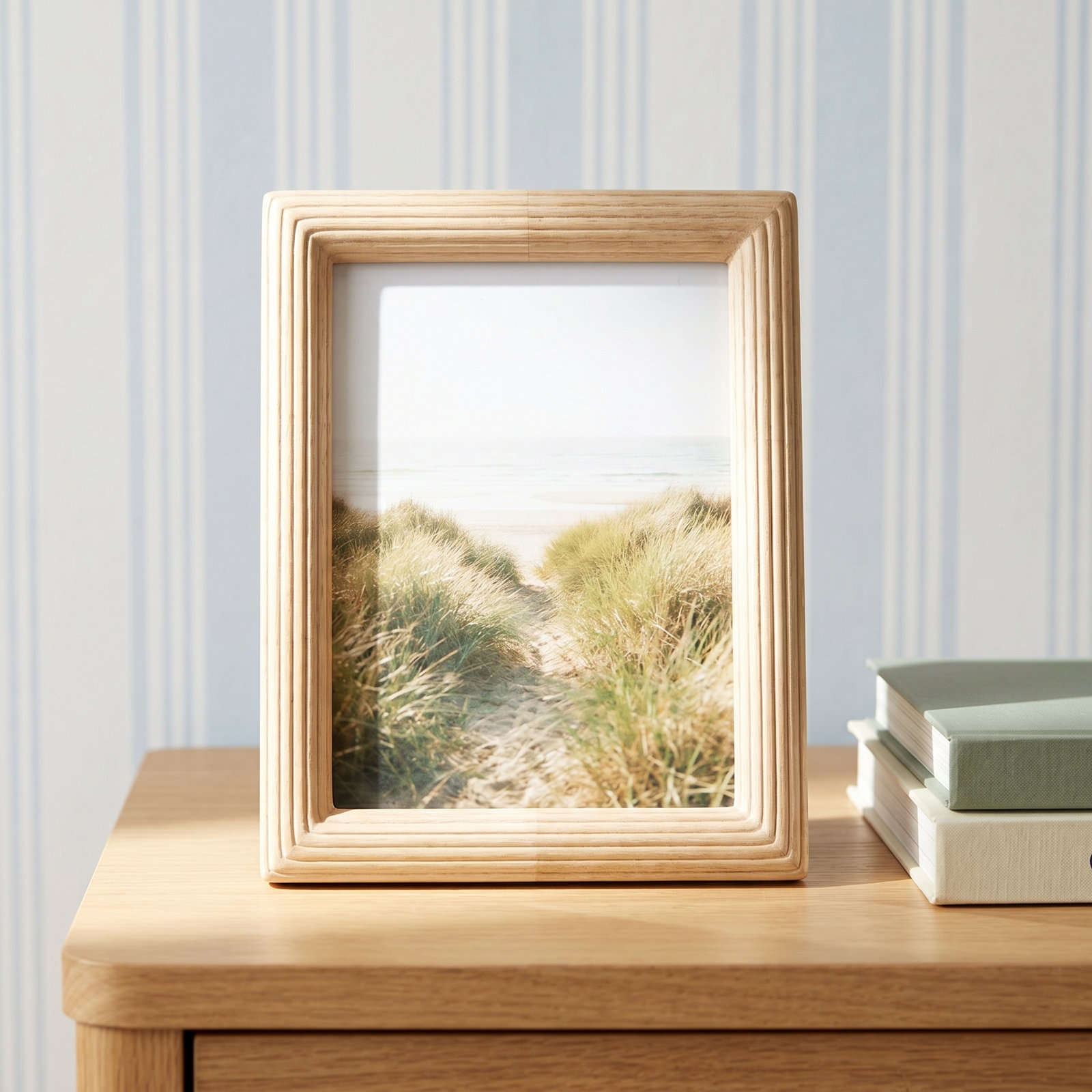 Zuriah Bone Matte Picture Frame, 8" x 10", White