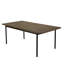 Indelicato Oak Metal Base Dining Table