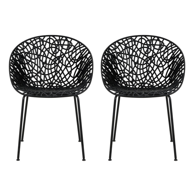 Chaise de salle à manger Neiman (excluant la table), Noir