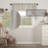 Peltier Cotton Striped Swag Window Valance