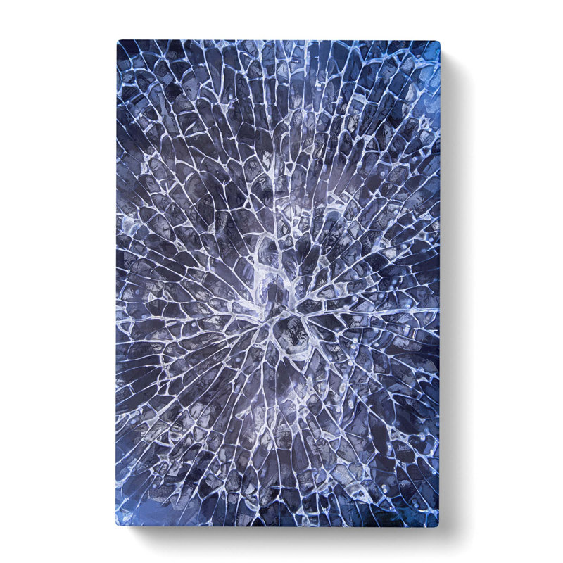 Cracked Moment In Abstract - Wrapped Canvas Print, 50cm H x 35cm W x 3cm D
