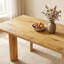 Table de salle à manger rectangulaire extensible en chêne massif, plateau robuste en MDF de 160 à 200 cm, style champêtre, pieds épais et solides, peut supporter jusqu'à 90 kg.