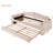 Twin Size Upholstered Daybed With Storage Armrests, Trundle And Latest Integrated Bluetooth Audio System, Teddy Fleece-856438353