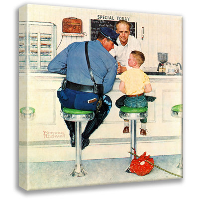 The Runaway by Norman Rockwell Gallery Wrapped Canvas
