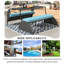 : Modifications à 4 sièges et table, pour le plaisir en plein air avec la fonction de transformation: 2 matériaux de 4 sièges, bleu, instructions d'assemblage simples-1369377464