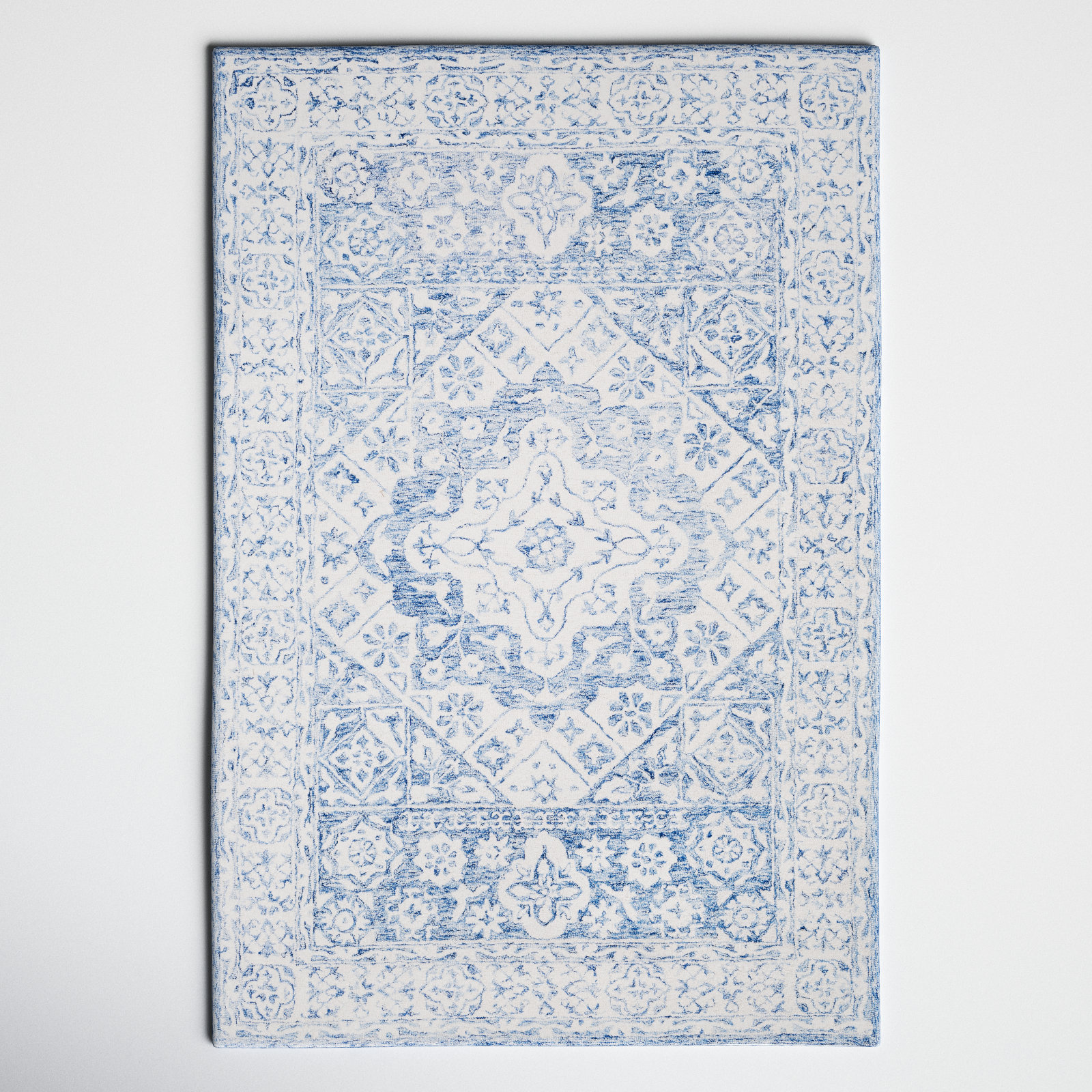 Idun White Beige Solid Handmade Wool Rug By Linie Design – LOOMLAN