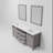 Marsyas 80 in W x 22 in D Double Bath Vanity and 30 in Mirrors-113388992-37292817