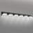 1-Lamp Black LED Dimmable Vanity Light