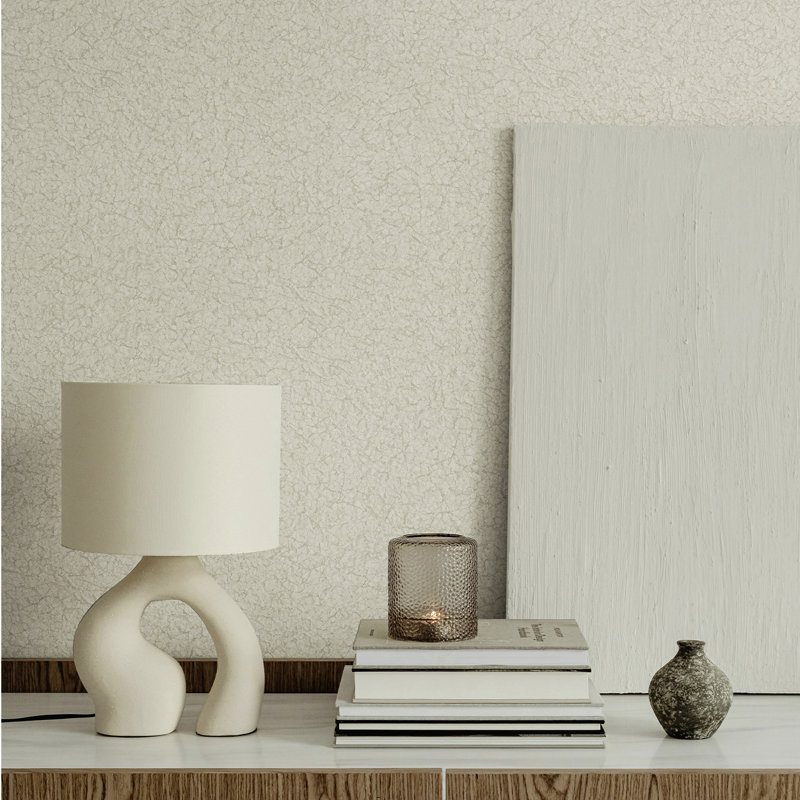 Boutique Echo Texture Wallpaper, Chalk