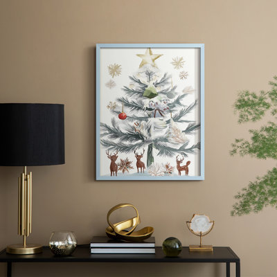 «Christmas Holiday Art» CECX, reproduction d'art encadrée