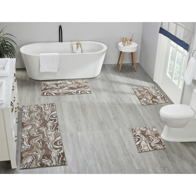 Tapis de bain Marbella, L 32 po x l 20 po, Beige