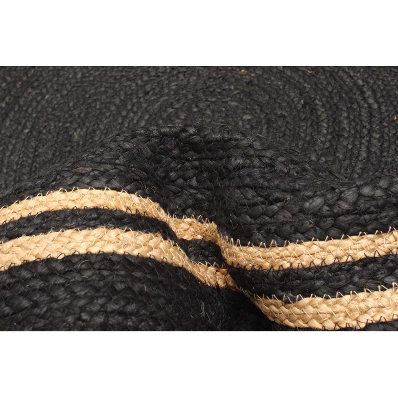Palas Denizli Black Rug 3'10" x 3'10"