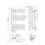 Calynne Designer Towel Rail Heated Towel Rails-2043254285-2043254286