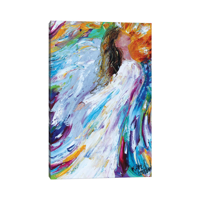 Angel Rising 1 Piece Wrapped Canvas Painting, 20.32 cm H x 30.48 cm W