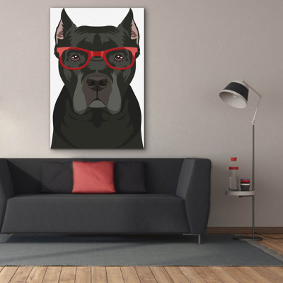 " Cane Corso Wearing Hipster Glasses " by Furbaby Affiliates
