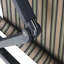 Dakota Fields 250cm W x 200cm D Fabric Multi-Stripe Cover Retractable Patio Awning