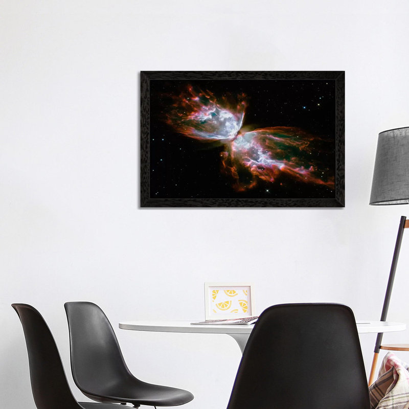1 Piece Wall Art on Canvas, 101.6 cm H x 66.04 cm W, Black Floater Framed