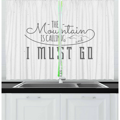 Pointed Kitchen Curtain
